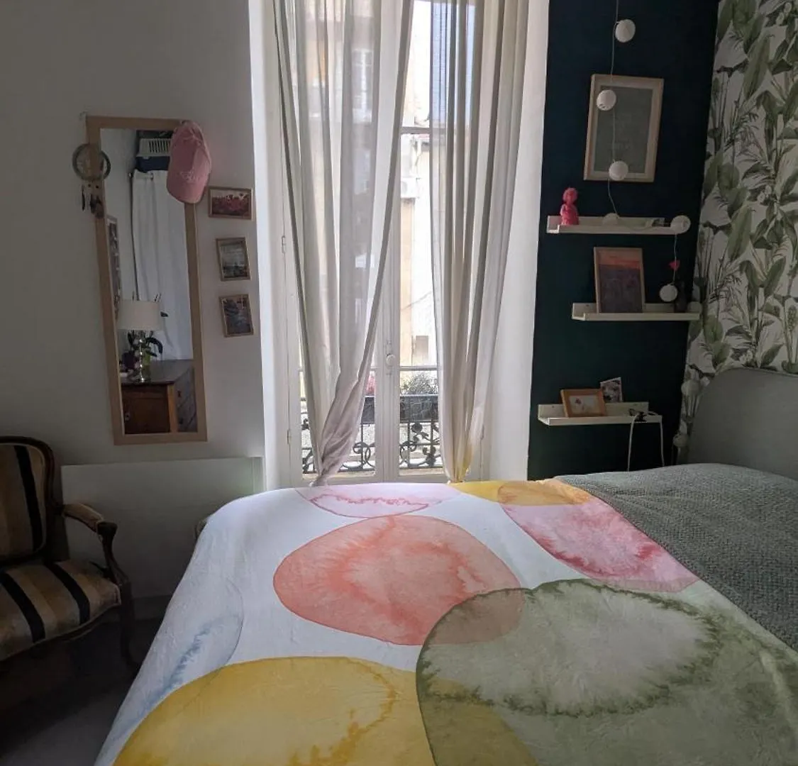 Homestay szállás Chambre Privee Dans Appartement Nicois Quartier Republique Garibaldi Nizza Franciaország